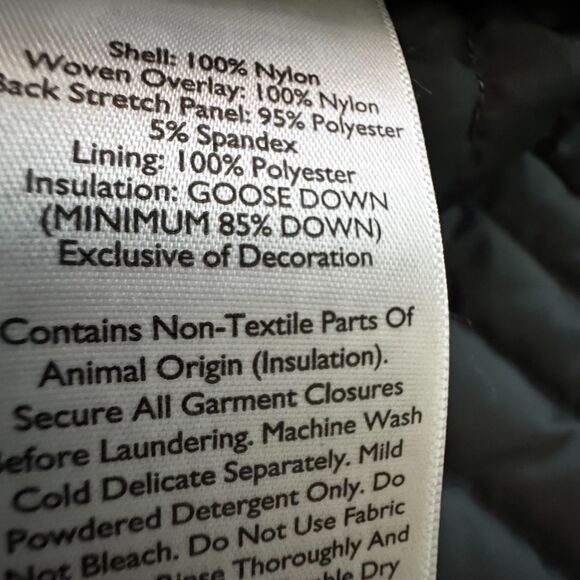 Eddie Bauer Black Puffer Jacket Men’s M Quilted Down Hybrid Outdoor Streetwear - Picture 12 of 12